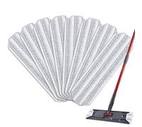 Yicotira 8 Pack Mop Pads Replacements Compatible with O Cedar H2prO Flat Mop System, Replace Mop Heads for O-Cedar Mop, Machine Washable Reusable Microfiber Pad Refills for Floor Cleaning