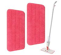 Yicotira Mop Replacement Pads Compatible with OXO Good Grips Spray Mop - Reusable Microfiber Pad Refill for Floor Cleaning, 2 Pack (Mop is Not Included)