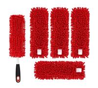 Yicotira Reusable Microfiber Duster Refills Compatible with OXO & for MR.SIGA Duster- Washable Dusters Refill for OXO Good Grips Extendable Duster for Cleaning, 4 Pack (Handle is Not Included)