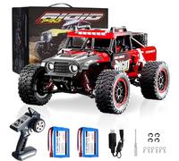 Yidedraw 1:14 Scale RC Cars Fast 50 KMH Remote Control Car 4X4 RC Truck for Adults Boys 2.4 GHz All Terrains RC Dune Buggy Off-Road RC Monster Truck Short Course Car with 2 Batteries (Red)