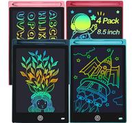 Yidedraw Toys LCD Writing Tablet 4PC 8.5 Inch Colorful Screen Drawing Tablet, Doodle Board for Ages 3-12 Years Old Boys Girls, Electronic Drawing Pad for Kids, Gifts for Christmas & Birthday