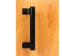 YIDELAI-Sliding Door Handle 8-inch Aluminum Alloy Material is Suitable for Patio Door Glass Door and Some Old Door Handles Replacement, Easy to Install. (Black)
