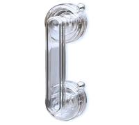 YIDELAI - Suction Cup Door Handle, Adhesive Cabinet Handle,Easy to Install, Suitable for Windows, Glass Sliding Doors, refrigerators, Cabinet Doors (L-Transparent - colorless)