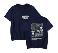 YIDHGQ Don Toliver Merch T-Shirt Hardstone Psycho Tour T-Shirt, Crewneck Printing Men/Women Fashion Short Sleeve,Blue,M