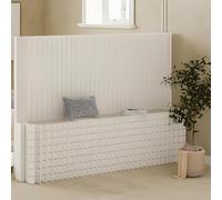 Yidlkecqey Paper partition,Portable folding paper partition,Paper room divider,Paper retractable room divider,Folding paper room divider,Paper room divider panel(157.4x16.9x59in)