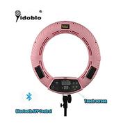 Yidoblo 18-inch Ring Light for Phone and Camera, 96W, 2800K- 9900K for Photography, Makeup, YouTube Video Shooting with Compatible Android Phones iPhone