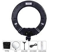 Yidoblo 18 Inch Ring Light with Tripod Stand YouTube LED TikTok Ringlight Kit Color Temperature 3200K to 5500K Makeup Ringlights with Phone Holder Remote Carry Bag Camera Cellphone Video Shoot Selfie