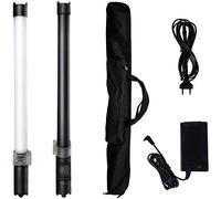 Yidoblo 2 pieces LT-WY2 Short Size Bicolor Handheld Bi-color LED Video Light Wand Stick Tube DV Photography Lighting