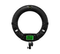 Yidoblo 96W 18" LED Ring Light Kit FE-480II Black Photo Studio Video Portrait Selfie Makeup Youtub Lighting Bicolor with Remote, Phone/Camera Holder, Mirror, Light Stand, Batteries&Chargers, Carry Bag