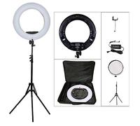 Yidoblo 96W 18" LED Ring Lights Kit FD-480 with Makeup Mirror,Light Stand,Camera Phone Holder & Carrying Bag,Dimmable Bi-Color Lighting for Photo Studio Video Portrait Film Selfie YouTube Photography
