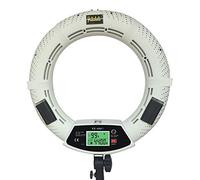 Yidoblo Camera Photo Video Lightning Kit:18-inch Digital Display Dimmable 5500K LED Ring Light Stand with Remote Control for Camera Smartphone Youtube Self-Portrait Shooting