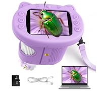 Yidoroye 1000X 2.4" HD Handheld Digital Microscope for Kids, STEM Toys for 3-15 Year Old Boys Girls Gifts Birthday Presents, Portable Miniscope with Photo & Video Edu Gift USB Rechargeable