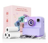 Yidoroye Kids Instant Print Camera, Gifts for 3-10 Year Old Girls Birthday Presents 1080P Video & 32GB SD 2.4'' HD Screen Instant Camera for Kids Toys for 3 4 5 6 7 8 9 10 11 Year Old Girl Gifts Xmas
