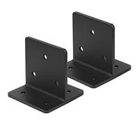 YIDU69Q 2 Pcs 6x6 Concealed Post Base,Heavy Duty Knife Plate Bracket, 3 Gauge Post Anchor Holders