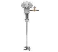 Yidubid 5 Gallon Pneumatic Paint Mixer 1/8 HP Automatic Paint Stirring Machine Ink Mixer Air Agitator Mixing Tool with Stainless Steel Impeller Silver,1
