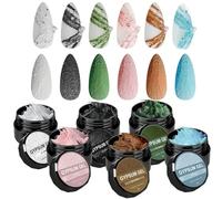 Yidueace 3D Sculpting Gel for Nail | 3D Plaster Effect Gel,Long-Lasting Color Scratch-Resistant Soft Sculpting Accessories for Painting Salon Beginner Family