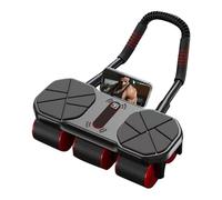Yidueace Abdominal Wheel - Muscle Workout Auto Rebound Abdominal Roller | Beginner-Friendly Anti-Slip Fitness Gear for Travel Gym Women Adults Sports Enthusiasts