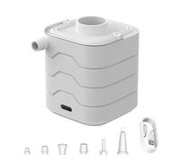 Yidueace Air Mattress Pump | 6 Nozzles Small Inflator Deflator Tool - Quick-Fill Inflator - for Camping Cushions Mattress Beds Boats Swimming Ring Couch Pool Floats