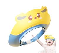 Yidueace Baby Hair Washing Shield, Silicone Baby Shower Cap, Shower Cap, Bath Protection, Wash Shampoo Visor, Cartoon Shower Hats, Eye and Ear Protection, Shampoo Tools