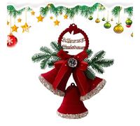 Yidueace Bells Ornaments for Decorating the Christmas Tree - Flock Christmas Decoration - Christmas Decoration Pendant | For Home Decorators Front Door Office Living Room Bedroom Garden Backyard Wall