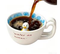 Yidueace Cute Coffee Mug, 350 ml Ceramic Drinking Vessel Animal - Duck Penguin Coffee Cup Tea Cup - for Women Mothers Children Girls Birthday Party Home Office Cafe Restaurant