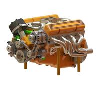 Yidueace Display Piece Of Model Engine - Metal Engine Building - Novelty Toys for Son Teens Class Men Boys Family Friends Youth Girls Learning Daughter
