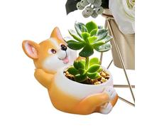 Yidueace Outdoor Animal Planter, Cute Animal Shaped Flower Planter, Resin Decorative Cartoon Garden Vase for Home Lawn Indoor Living Room Yard Display Bedroom Planting Kitchen Outdoor