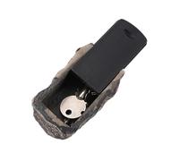 Yidueace Outdoor Key Hideaway - Realistic Stone Shaped with Hidden Secret Compartment - Replacement Key Storage Box | for Garden Yard Patio Backyard Landscaping