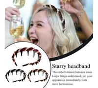 Yidueace Pearl Headbands for Women - High Cranium Hairband,Cute Anti-Slip Headband with Teeth for Girls Women School Dinner Party Beach Date Wedding Banquet Work