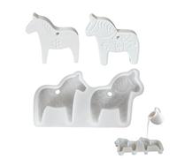 Yidueace Silicone Horse Mold - Horse Soap Molds Silicone | Flexible Craft Moulds for Polymer Paste Soap Pendant Aromatherapy Candle Home Decor Projects