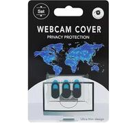 Yiduohua-UK Webcam Cover Slider for Privacy, 3 PCS Black, 2.7K Video Resolution, 2704x1520 Pixels, Scene Mode, Compatible with Laptop, Desktop, PC, Tablet, Smartphone