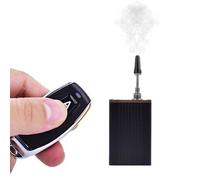 Yiduomile Metal Smoke Machine,mini smoke machine for Photography, Parties, and Atmosphere Creation - Durable and Portable Fog Generator (black metal)