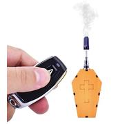 Yiduomile Mini Handheld Smoke Machine for Photography Scenes - Portable Mist Effect Device with Remote Control, Ideal for Magic, Cosplay, and Special Effects (Coffin)