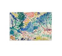 YIEANBAO Henri Matisse Poster Fauvist Famous Painting (Landscape at Collioure) Canvas Print Art Poster, Wall Art Home Decoration Painting; Unframe; 24x36inch(60x90cm)