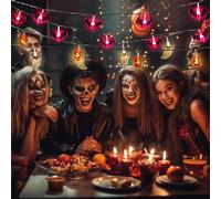 Yiedlsksy Halloween Decoration Lights Halloween String Lights 3 Pack 29ft 60 LED 3D Pumpkin lights String Lights Battery Operated, 2 Modes Halloween Decorations for Indoor Outdoor