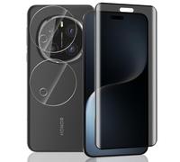 Yieehhow Privacy Screen Protector for Honor Magic 7 Lite Tempered Glass, [1 Piece] 9H Hardness Anti-Spy Protective Glass and [Pack of 2] Camera Protection Tempered Glass Screen Protector for Honor