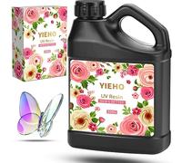 YIEHO UV Resin 500g -Bulk Upgraded Crystal Clear Hard UV Fast Curing Epoxy Resin Supplies for Craft Jewelry Making