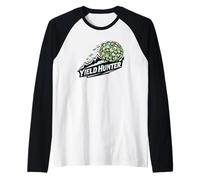 Yield Hunter Dividend Growth Machine Investor Design Raglan Baseball Tee