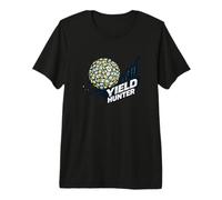 Yield Hunter Funny Passive Income Money Snowball Premium T-Shirt