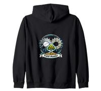 Yield Hunter Stock Market Passive Income Design Zip Hoodie