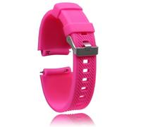YIEMI Silicone Watch Strap,22mm Width Watch Band Elegant Silicone Watch Strap for Men and Women(Barbie Pink)