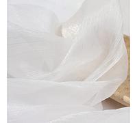 Yiemoge Bright Yarn Photography Background Fabric, Glossy Cloth Backdrops for Goods, Crafts, Jewelry, Cosmetics, Food Photoshoot and Flat Lay (White, 3.3×2.5ft/100×75cm)