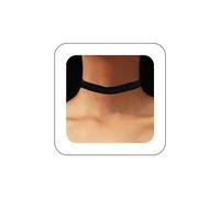 Yienate Gothic Velvet Choker Necklace Chain Vintage Lolita Leather Ribbon Necklace Sexy Black Velvet Short Collar Necklace Glittering Velvet Cosplay Costume Jewelry for Women and Girls