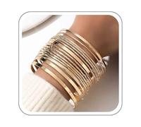 YienDoo 15Pcs Boho Indian Bangle Bracelets Set Funky Indian Bollywood Multiple Bangles Layered Punk Chunky Stacking Textured Bracelets Vintage Ethnic Wedding Outfit Bracelets Jewelry for Women, 8.6