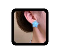 YienDoo Boho Acrylic Star Earrings Unique Colorful Resin Star Stud Minimalist Acrylic Star Shape Earrings Chunky Candy Color Star Earring Statement Dopamine Happy Summer Earring Jewelry for Women