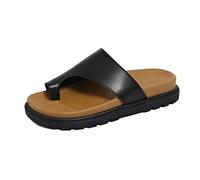 YIENHUI Women's Sandals Orthopedic Hallux Valgus Slippers Fashionable Bunion Corrector Comfortable Non-Slip Correction Slippers Summer Outdoor Beach Casual Open Toe Flip-Flops-Black||numeric_7