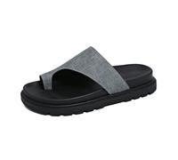 YIENHUI Women's Sandals Orthopedic Hallux Valgus Slippers Fashionable Bunion Corrector Comfortable Non-Slip Correction Slippers Summer Outdoor Beach Casual Open Toe Flip-Flops-Blue||numeric_7