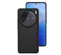 Yienning Case for Vivo X300 Ultra, Premium Liquid Silicone Shockproof Phone Case Thin Slim Grip Soft Smooth Rubber Gel Simple Cover [Upgraded Camera Protection] Black