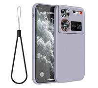 Yienning for Nubia Z70S Ultra Case, Premium Liquid Silicone Shockproof Phone Case Thin Slim Grip Soft Smooth Rubber Gel Simple Cover [Upgraded Camera Protection]