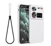 Yienning for Nubia Z80 Ultra Case, Premium Liquid Silicone Shockproof Phone Case Thin Slim Grip Soft Smooth Rubber Gel Simple Cover [Upgraded Camera Protection]